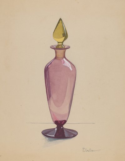 Garrafa de Colônia de Elizabeth Dimling