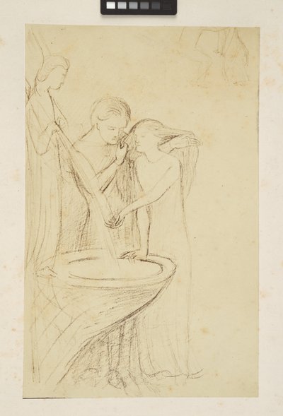 Desenhos e esboços de Elizabeth Eleanor (1834 62) Siddal