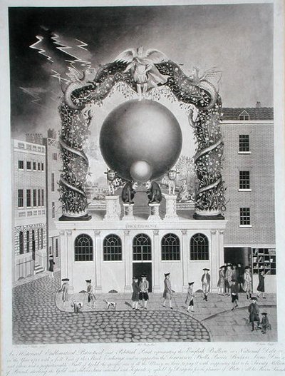 A Dívida Náutica de 1782, gravada por Francis Jukes (1745/47-1812), publicada por William Phelps de Elizabeth Henriette (after) Phelps