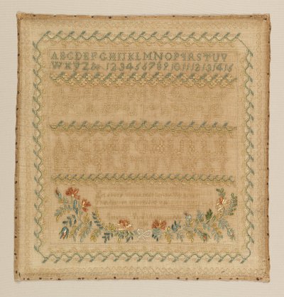 Sampler de Elizabeth Jane Alden