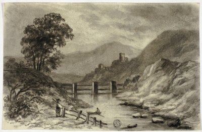 Córrego da montanha com barco de Elizabeth Murray
