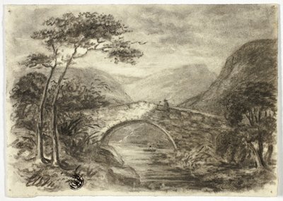 Ponte de pedra nas montanhas de Elizabeth Murray