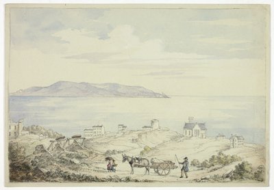 Vista de Dalkey da estrada de Elizabeth Murray