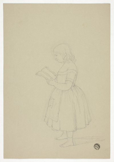 Menina lendo de Elizabeth Murray