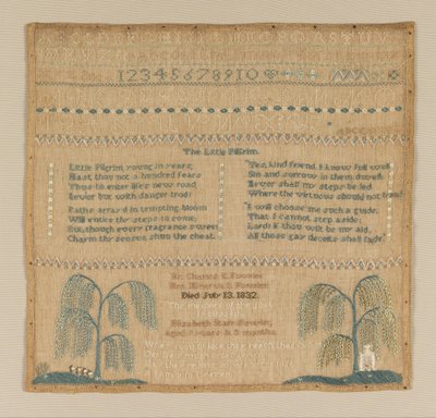 Sampler de Elizabeth Starr Fowler
