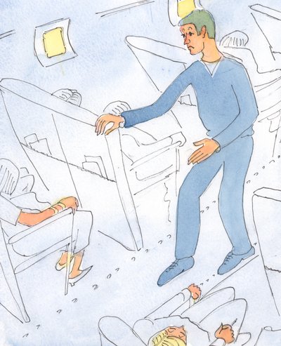 Uma pessoa que está sempre ansiosa com seu estado de espírito e com a probabilidade de ir para o céu é como um homem de férias que corre ao redor do avião, perguntando ansiosamente sobre o tempo, e de Elizabeth Wang