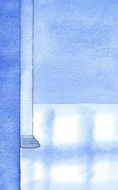 Todos os que superam o medo, para se reconciliarem, têm um esplendor espiritual tão grande que suas almas são como palácios de mármore, 2002 (w - c no papel) de Elizabeth Wang