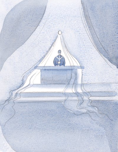 Cristo puxa para o céu - como se embrulhado em um pano fino - aqueles que comeram o alimento divino nesta festa., 2001 (w - c no papel) de Elizabeth Wang