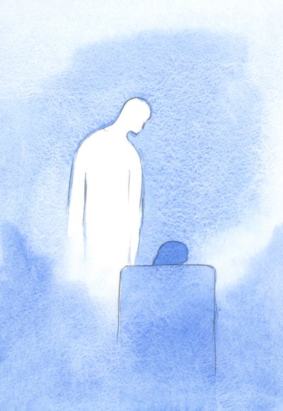 Cristo disse que Ele, o Filho de Maria, é como sua mãe, em seus gestos ternos e silêncios diplomáticos, 2001 (w - c no papel) de Elizabeth Wang