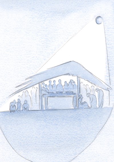 Devo abrigar aqueles que vêm a mim em busca de conforto, embora meu coração seja como uma cabana de barro, ainda não é um palácio! de Elizabeth Wang
