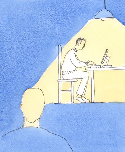 É uma coisa perigosa para alguém estar tão relutante em deixar seus próprios interesses ou obsessões que está preparado para ignorar os gritos de alguém em perigo ou necessidade desesperada., 2004 (w - c no papel) de Elizabeth Wang