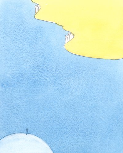 É um longo caminho que devemos &39;viajar&39;, se quisermos perseverar em nossa jornada da vida terrena pecaminosa para a santidade e beleza do Céu, 2003 (w - c no papel) de Elizabeth Wang