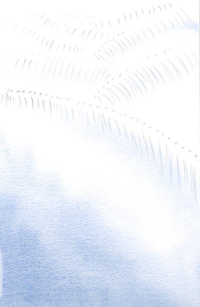 É maravilhoso que uma alma livre adore a Deus como os anjos fazem, mas o faz com fé, cegamente, ainda sem ver a Deus !, 2001 (w - c no papel) de Elizabeth Wang