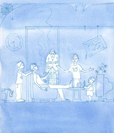 É a vontade de Deus que cumpramos nossos deveres para com nossa família imediata, 2002 (w - c no papel) de Elizabeth Wang