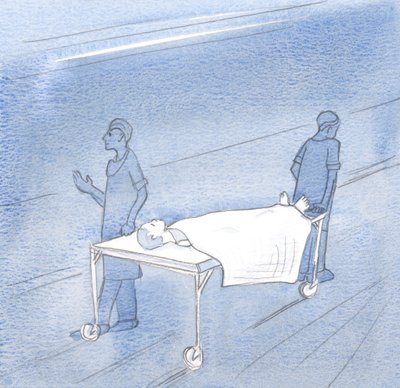 Foi um vislumbre da verdadeira liberdade, que alguém poderia estar fraco e mal vestido, mas contente em aceitar a Vontade de Cristo, 2000 (w - c no papel) de Elizabeth Wang