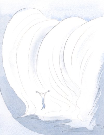 Foi o amor que levou Cristo a descer até nós em carne frágil, nascido de mulher, 2001 (w - c no papel) de Elizabeth Wang