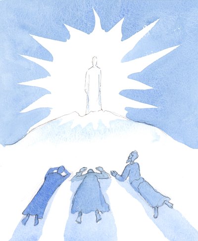 Jesus é uma pessoa divina, 2004 (w - c no papel) de Elizabeth Wang