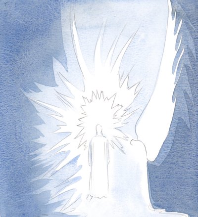 Jesus não se aborrece com nossos devaneios ou distrações, 2000 (w - c no papel) de Elizabeth Wang