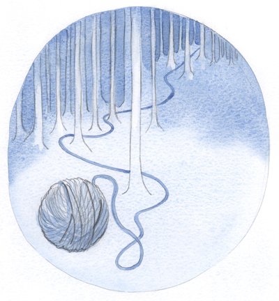 Nossos deveres diários são como um cordão de ouro que nos mostra a vontade de Deus e nos leva ao Céu, 2001 (w - c no papel) de Elizabeth Wang