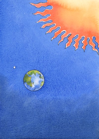 Visto que Deus desceu do Céu à terra, para se humilhar, para nos salvar, não devemos desrespeitar perdendo missa, ou ignorando a sua presença no Santíssimo Sacramento., 2004 (c - c no papel) de Elizabeth Wang