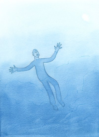 Algumas almas ficam horrorizadas, na morte, ao perceber quantas vezes eles têm ignorado as abordagens do Senhor, bondade, oportunidades e avisos, 2003 (w - c no papel) de Elizabeth Wang