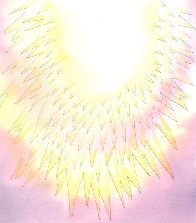 A Divindade é tão sagrada, inefável e gloriosa, 2004 (w - c no papel) de Elizabeth Wang