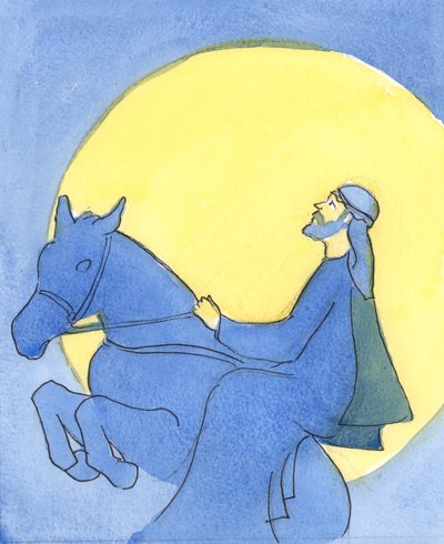 O Senhor concede as graças do arrependimento e da conversão de diferentes maneiras, para diferentes almas, 2004 (w - c no papel) de Elizabeth Wang