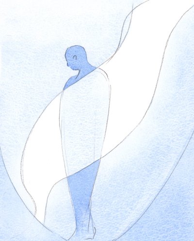 As gloriosas virtudes do Espírito Santo derramado sobre e por meio da pessoa que O convida a fazer Sua obra interior, 2002 (w - c no papel) de Elizabeth Wang