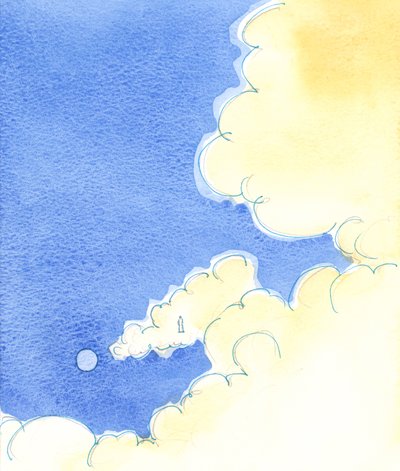 A grande &39;altura&39; a que chega uma alma santa ainda cai bem longe das &39;alturas&39; infinitas da santidade de Deus, de quem recebemos vida, fé e esperança., 2003 (w - c no papel) de Elizabeth Wang