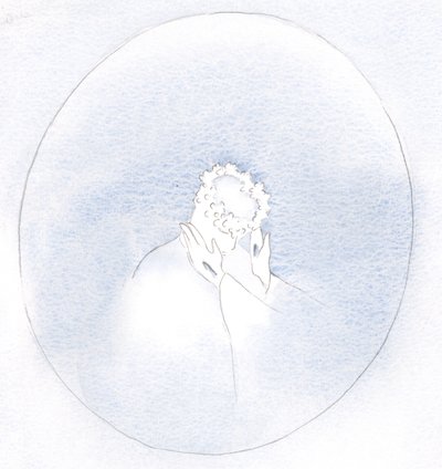 Quanto menos nos apegamos aos nossos próprios desejos, mais facilmente Cristo pode nos vestir com Suas próprias virtudes e beleza., 2001 (w - c no papel) de Elizabeth Wang