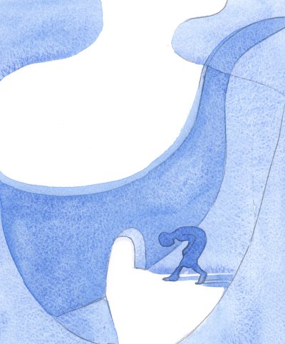 A vida de paz e graça não pode ser experimentada por quem se recusa a descartar seus desejos egoístas, 2001 (w - c no papel) de Elizabeth Wang