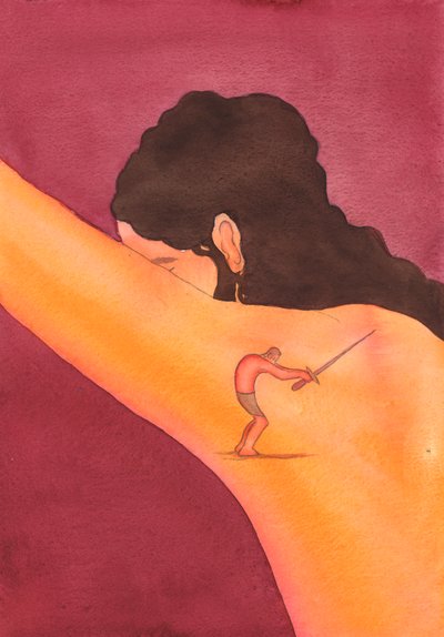 Aqueles que atacam os professores e ensinamentos da Igreja dão um golpe contra Cristo, que é o Cabeça da Igreja, Seu Corpo, 2002 (w - c no papel) de Elizabeth Wang