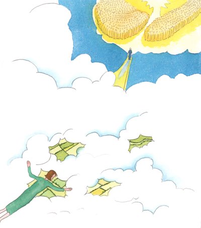 Embora possamos acreditar que estamos servindo a Deus fielmente, raramente podemos ver quaisquer resultados de nossos atos de caridade ou auto-entrega, 2001 (w - c no papel) de Elizabeth Wang