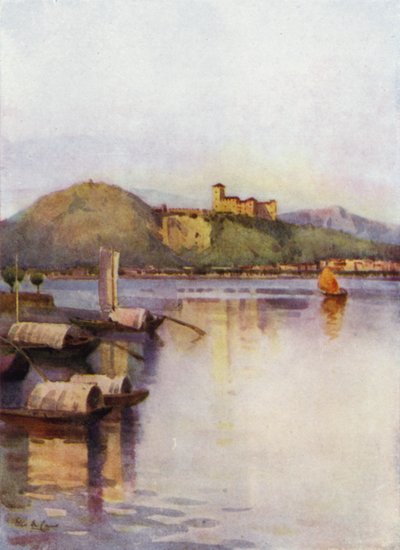 Angera, Lago Maggiore (lito colorido) de Ella Du Cane