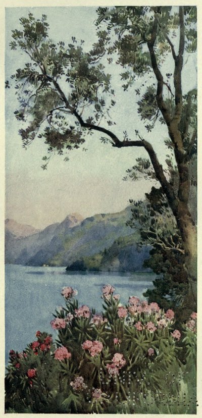 Lago di Como, Ilustração de 
