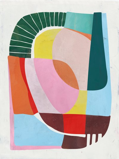 Formas abstratas vibrantes de Ellen Greup