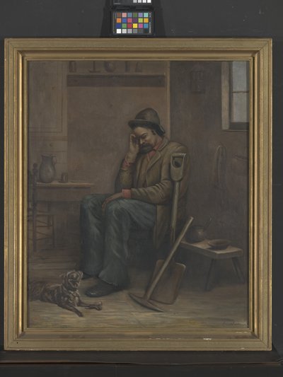 Out Of Work, data desconhecida (óleo sobre tela) de Ellen M. Ingraham