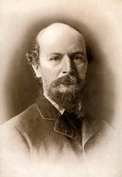 Algernon Charles Swinburne, poeta inglês da era vitoriana, 1909. de Elliott and Fry