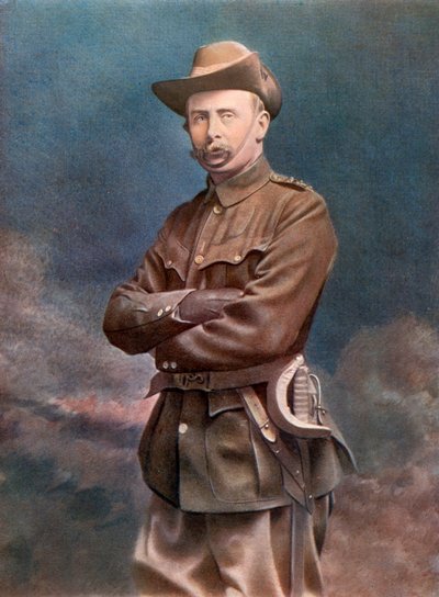 Coronel WH Mackinnon, comandando os Voluntários Imperiais da Cidade, 1902. de Elliott and Fry