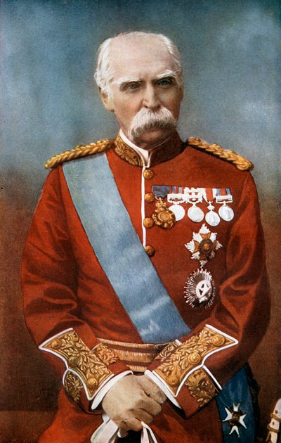 Marechal de campo Sir Donald Martin Stewart, soldado britânico, c1900 1902. de Elliott and Fry