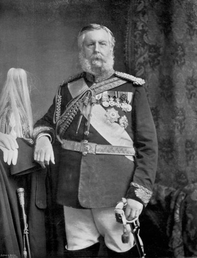 Príncipe Geral Eduardo de Saxe-Weimar, 1896 de Elliott and Fry