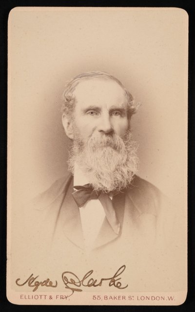 Retrato de Hyde Clarke 1815-1895, antes de 1876. de Elliott and Fry