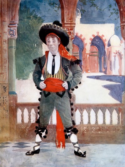 Edmund Payne em O Toreador, c1902. de Ellis and Walery
