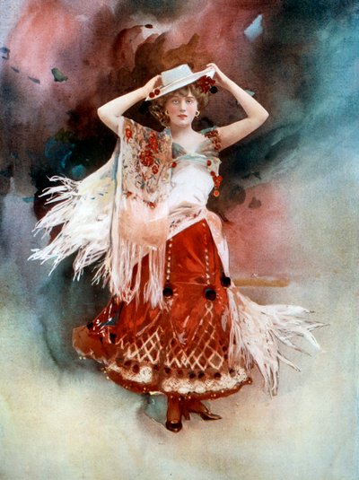 Evie Greene em Kitty Gray, c1902. de Ellis and Walery