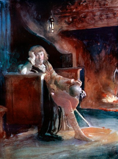 George Alexander em Se eu fosse rei, c1902. de Ellis and Walery