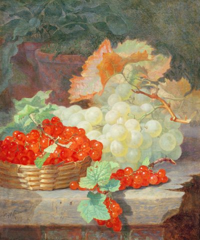 Groselhas e Uvas, 1864 de Eloise Harriet Stannard