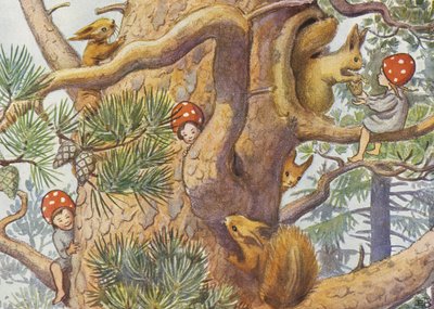 Elsa Beskow, «Os Miúdos do Papai Noel», 1937, «A Árvore» de Elsa Beskow