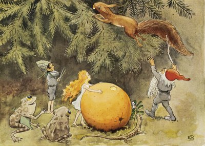 O Ovo do Sol (1932) O Esquilo de Elsa Beskow