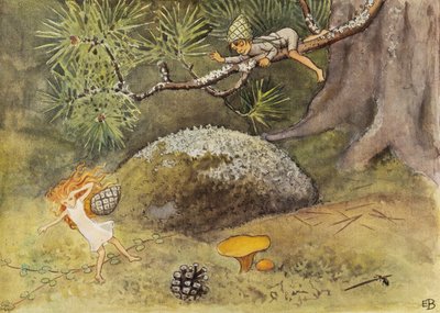 O Ovo do Sol e as Pinhas (1932) de Elsa Beskow
