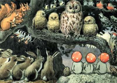 As Crianças do Papai Noel - Os Animais da Floresta de Elsa Beskow